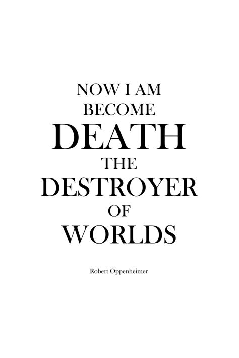 Illustrazione Artistiche Oppenheimer Quote Europosters