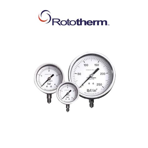 Rototherm Stainless Steel Cased Pressure Gauge Rpg Rcg Wiscogroup