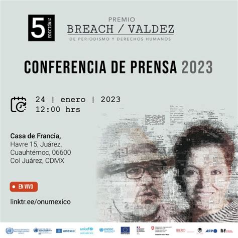 Lanzarán 5º edición de Premio Breach Valdez de Periodismo y DDHH