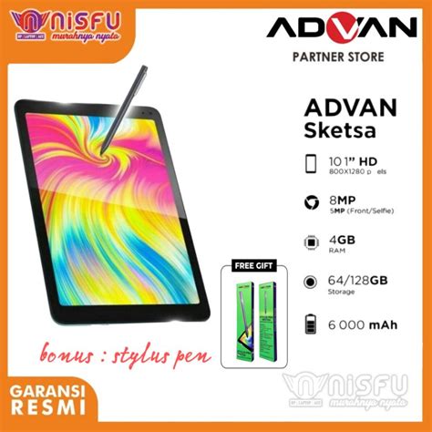 Jual NISFU Advan Tab Sketsa 10 1 Tab Belajar Elite 8 Shopee