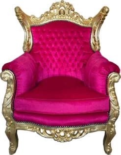 Barock Sessel King Gold Muster Gold M Bel Antik Stil Passt In