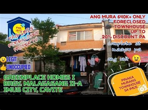 640K LANG ISA SA PINAKA MURANG TOWNHOUSE At GREENPLACE HOMES I IMUS