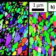 Crystal Orientation Maps Of A An As Deformed Fe Cr Alloy