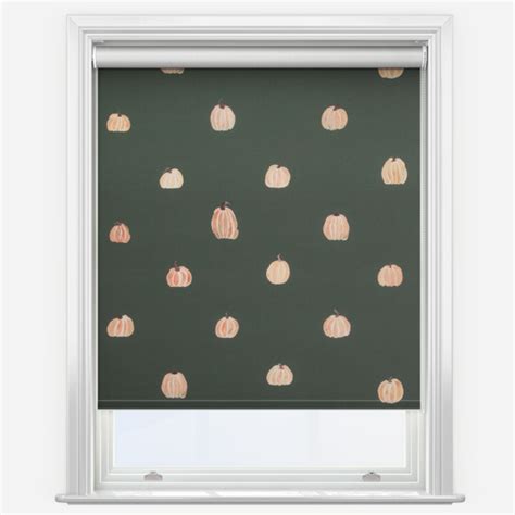 Sonova Studio Pumpkin Forest Green Roller Blind Blinds Direct