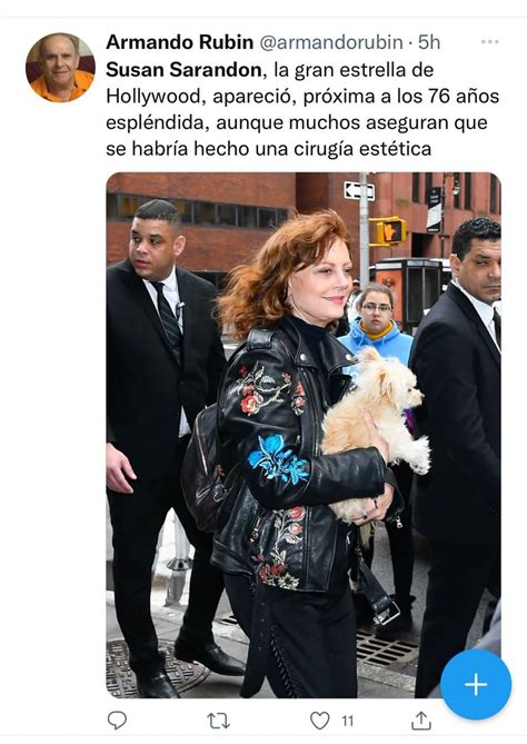 Susan Sarandon furor en redes por un video en el que luce increíble