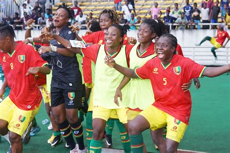 Elim CAN Féminine 2024 La Guinée sans pitié perce 8 fois 8 0 les