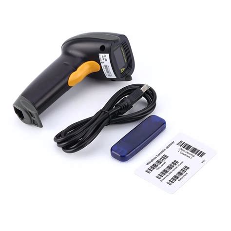 KEMBONA Wireless USB Barcode Scanner Reader 32Bit 433MHZ Handheld Laser