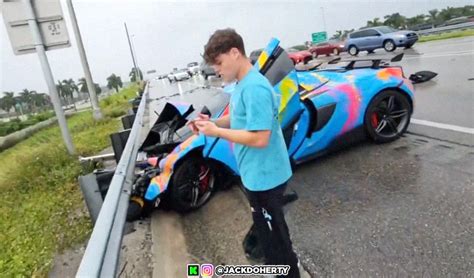 YouTuber Jack Doherty Crashes $200K McLaren on Stream