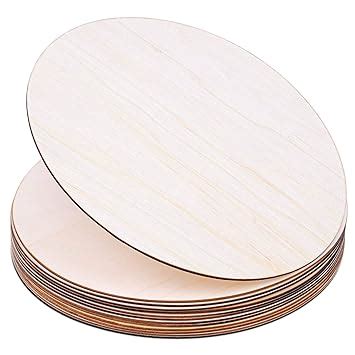 Wood Circles For Crafts Audab Pack Inch Unfinished Wood Rounds