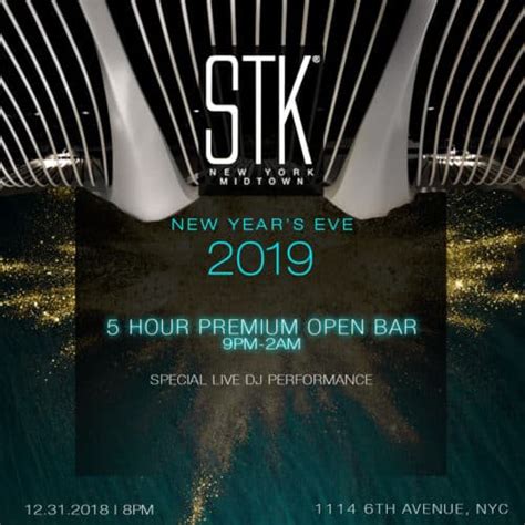 STK NYC New Year’s Eve