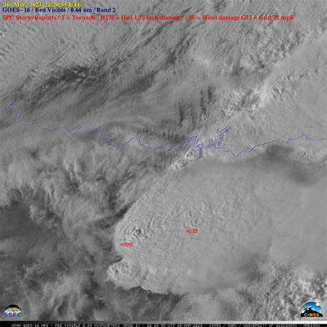 Severe Thunderstorms Across Oklahoma And Texas CIMSS Satellite Blog