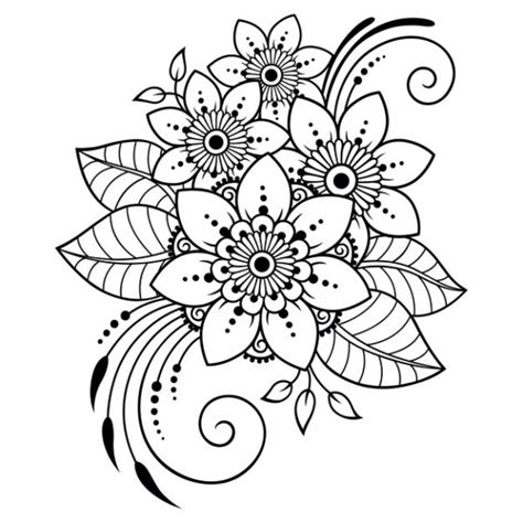 Mandalas De Flores Para Colorear Descargar E Imprimir Colorear Imágenes