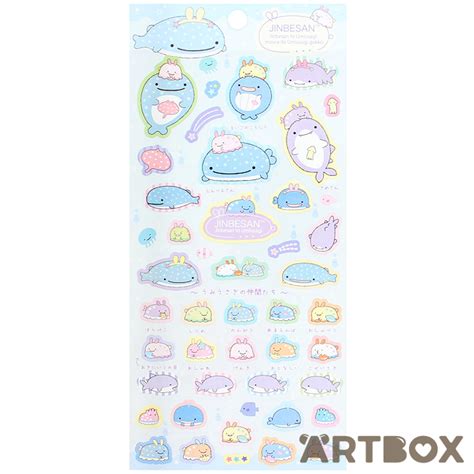 Buy San X Jinbesan Umiusagi Seabunny Seal Sticker Sheet Blue At Artbox