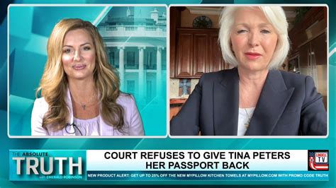 Tina Peters Joins After Courts Refuse To Return Her Passport - FrankSpeech