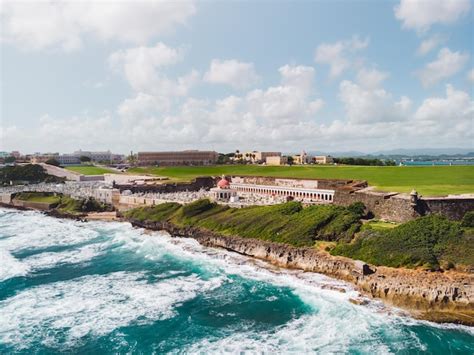 Paisagem Do Cemitério De San Juan El Morro Da Ilha Tropical Caribenha