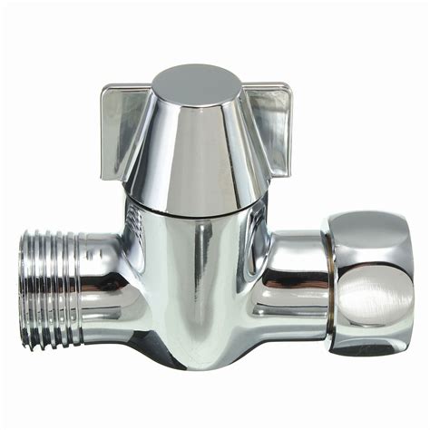 3 Way T Adapter G1 2 Diameter Brass Chrome Shower Diverter Valve For