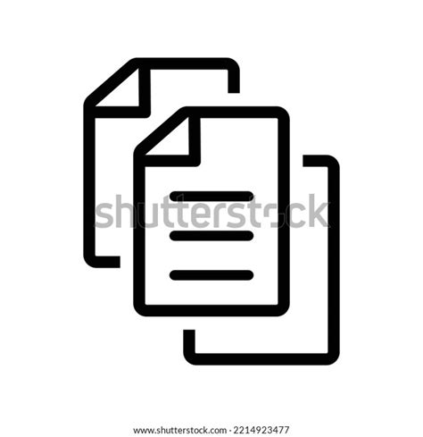 Page Icon Black Vector Graphics Stock Vector Royalty Free 2214923477