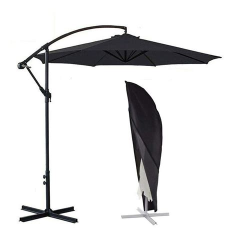 Conpus Umbrella Cover Patio Cantilever Offset Umbrella Cover For 9ft To 13ft Cantilever Parasol