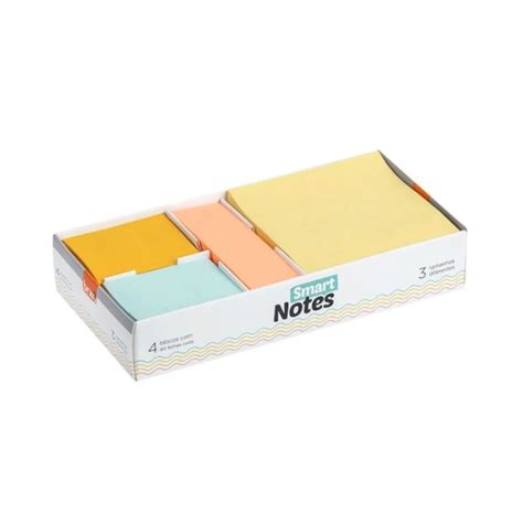 Bloco Smart Notes BRW Enjoy 80fls 4 Blocos Laranja Lima Papelaria