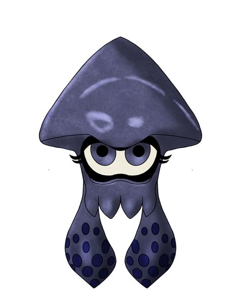 Mysterious Inkling Squid Form No Background By Minyboy5 On Deviantart