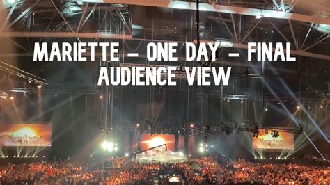 Mariette One Day Melodifestivalen 2023 Audience View Youtube