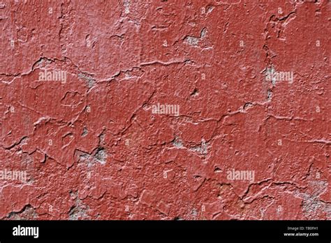 Brown Color Painted Old Wall Texture Abstract Background Stock Photo