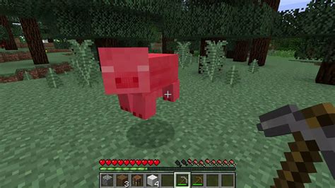 I Found A Pig With No Eyes Scary Minecraft Youtube