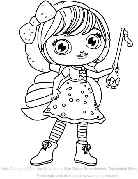 Posie Little Charmers Coloring Pages Coloring Pages