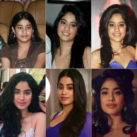 Janhvi Kapoor Before After - The Mystery Behind Jhanvi Kapoor's Slim Nose | kabizoom