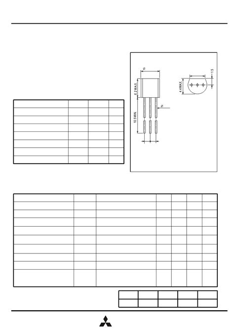 Sc Datasheet Pages Mitsubishi Npn Epitaxial Planar Silicon