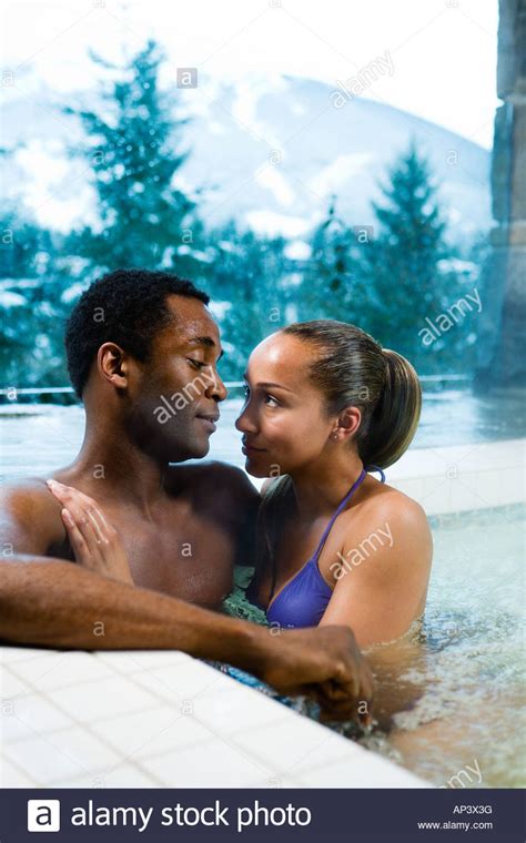 Couple Hot Tub Stock Photos Couple Hot Tub Stock Images Alamy