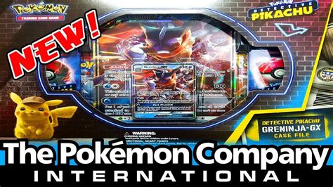 New Detective Pikachu Greninja Gx Case File Opening Pokemon Unwrapped