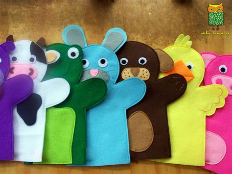 marionnette Felt Puppets, Glove Puppets, Puppets For Kids, Felt Finger ...