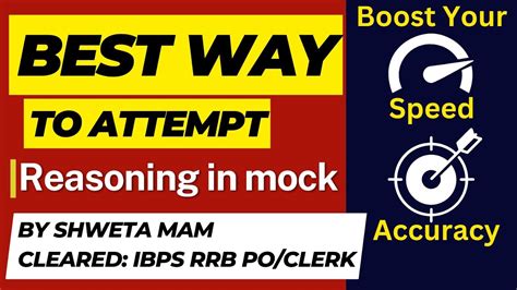 Best Way To Attempt Reasoning Section In Mocks Increase Your Speed