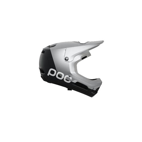 Poc Coron Air Mips Mtb Helmet Argentite Silver Uranium Black Matt