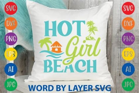 Hot Girl Beach Beach Svg Design Graphic By Svgdesigncreator Creative Fabrica