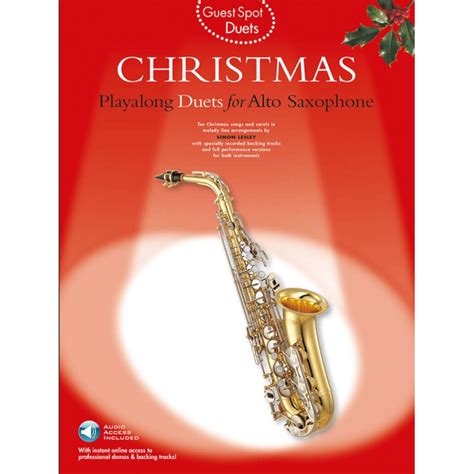 Guest Spot Christmas Playalong Duets For Alto Saxophone