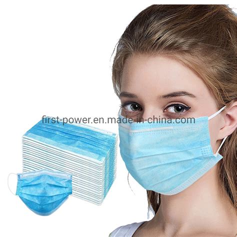 Wholesale 3ply Non Woven Disposable Protective Face Mask With Earloop