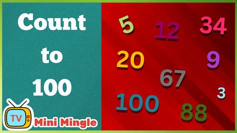 Count 1 To 100 Song Learn Counting Number Song 1 To 100 One To