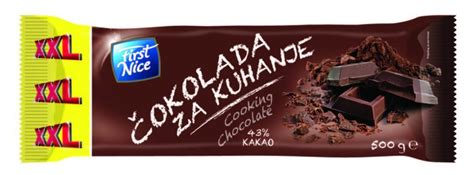 Čokolada za kuhanje First Nice 500g Lidl Akcija Njuškalo katalozi