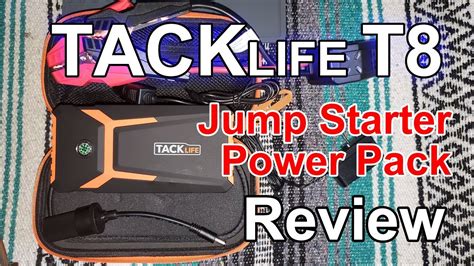 Tacklife T8 Jump Starter And Power Pack Review Youtube