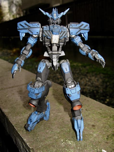 1/100 Vidar WIP Update. Weathered and coated with painted details. : Gunpla