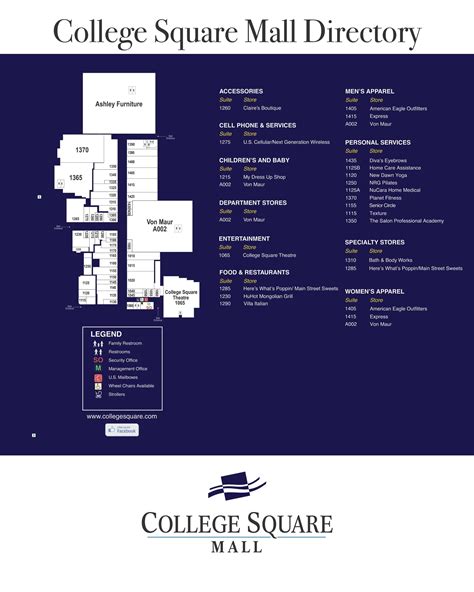 College Square Mall (18 stores) - shopping in Cedar Falls, Iowa IA 50613 - MallsCenters