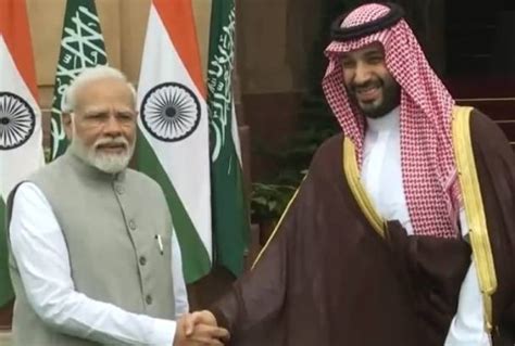 राष्ट्रपति भवन पहुंचे सऊदी Crown Prince Mohd. Bin Salman, PM मोदी ने ...