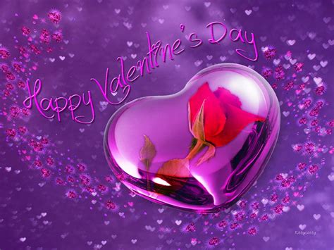 Purple Valentine Purple Heart Purple Rose Love Hearts Friendship