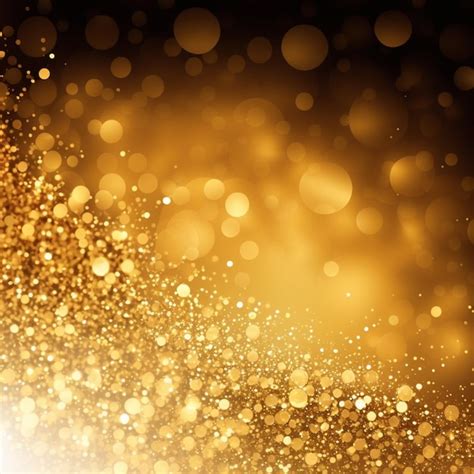 Premium Ai Image A Close Up Of A Gold Glitter Background With A Black