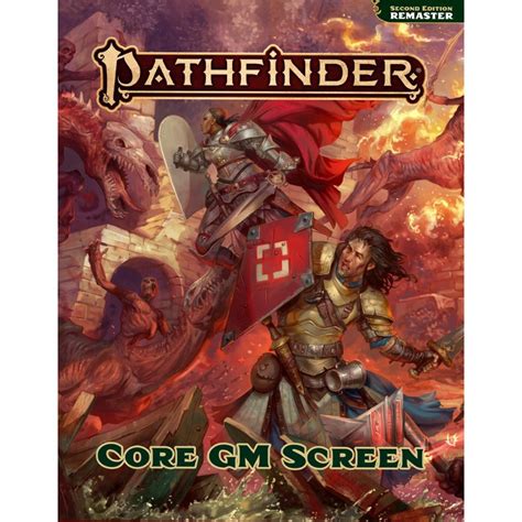 Pathfinder 2e Remaster Gm Screen The Sword And Board