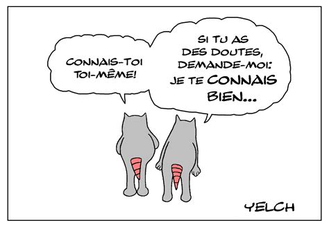 Connais toi toi même Blagues et Dessins