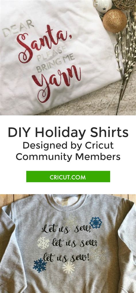 Cricut Community Favorites Diy Holiday Shirts Cricut