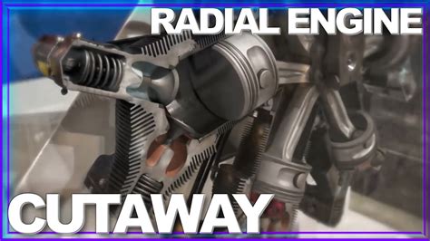 How A Radial Engine Works Amazing Cutaway In Motion Youtube